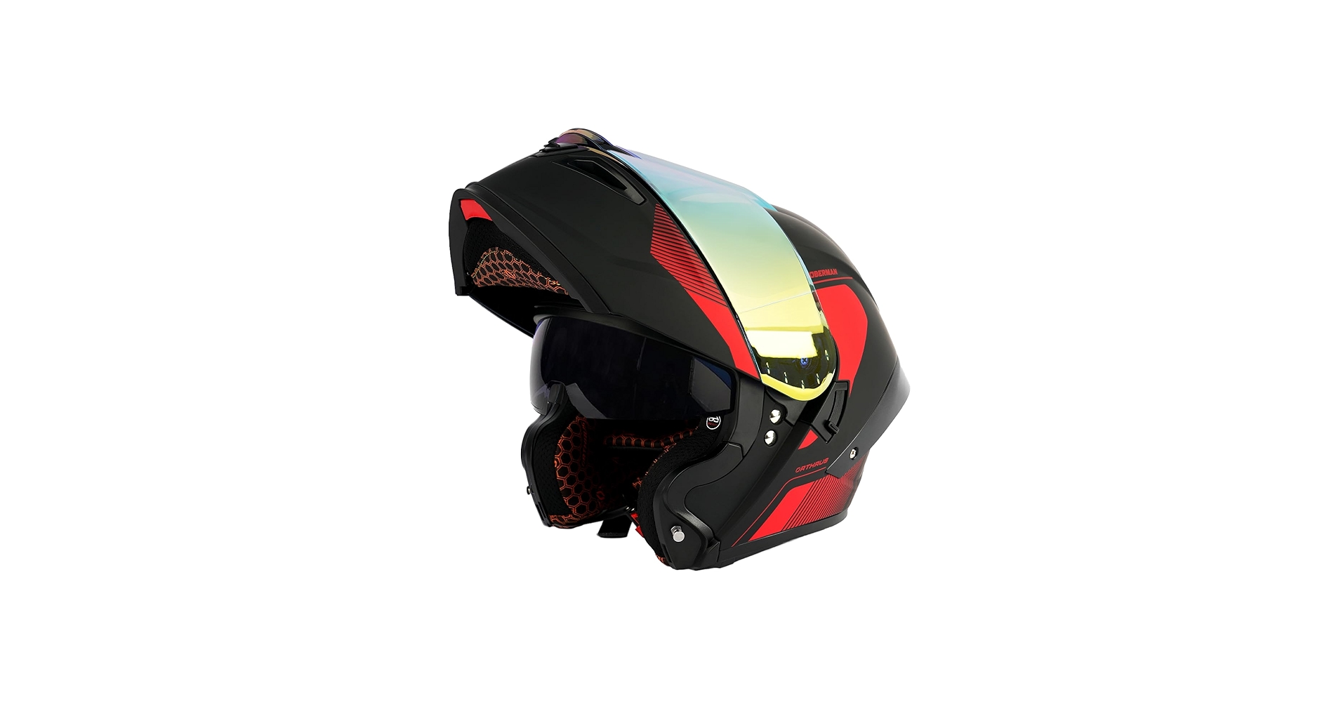 Amazon.com: Orthrus Modular LED Full Face Motorcycle Helmet